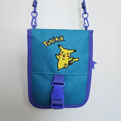 Gameboy Color Teal/Purple Carrying Case Bag Pokemon Pikachu Nintendo - Image 1 of 4