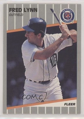 1989 Fleer Fred Lynn #138 - Image 1 of 2