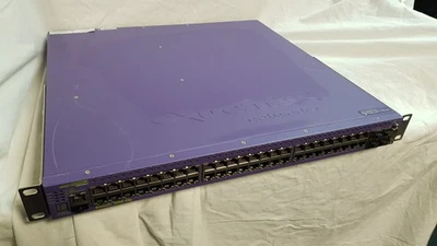 READ! Extreme Summit x460-48p 48 Port Gigabit POE Ethernet Switch with Rack Ears - Image 1 of 4