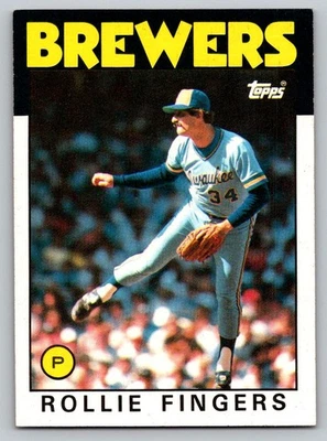 1986 Topps Rollie Fingers    185 - Image 1 of 2