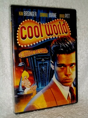 Cool World (DVD, 1992) Gabriel Byrne Kim Basinger Brad Pitt Ralph Baskshi film - Image 1 of 2