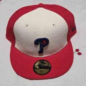 Philadelphia Phillies New Era 59FIFTY Thermo Front Fitted Mütze Größe 7 1/2 Neu - Bild 1 von 6