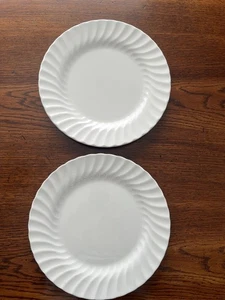 Johnson Bros Dinner Plates Regency Snow white 9.75" Set 2 - Picture 1 of 4