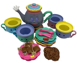 2001 Toy Century sprechende animierte Teekanne Set komplett Tassen funktionstüchtig Anblick Sound - Bild 1 von 24