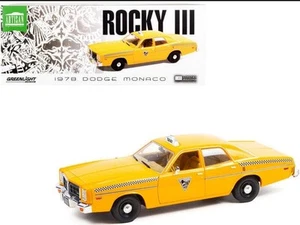 1978 Dodge Monaco Taxi City Cab Co 1982 Rocky III Movie Car 1/18 Greenlight - Picture 1 of 6