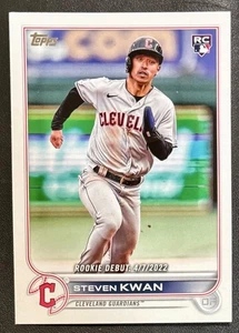 2022 Topps Update Series - Rookie Debut Steven Kwan #US54 (RC) - Bild 1 von 2