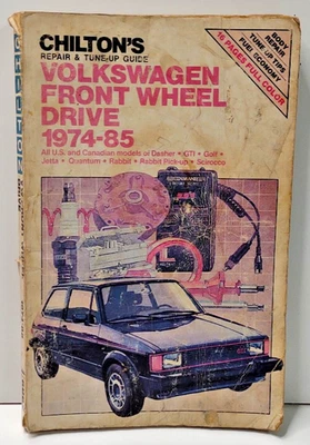 Tracción delantera Volkswagen 1974-1985 Chilton reparación automática Dasher GTI Rabbit Foto 1 de 4