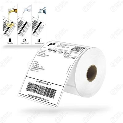 Thermo Etikett 100 x 150 mm, 500 Stück Versandetiketten Label DHL, DPD, HERMES - Bild 1 von 4