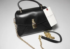 🖤New Ted Baker London Poppy Top Handle Satchel Bag Black Fashion Comfortable! - Picture 1 of 6