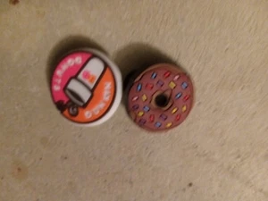 Dunkin Donut Crocks shoe Charms Good Shape No Issues Plenty Of Life Left - Picture 1 of 2