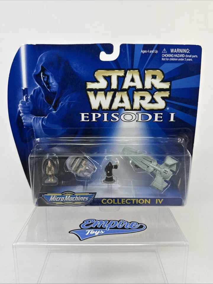 Episode 1 Collection IV Star Wars Micro Machines Galoob 1999 lacrado - Imagem 1 de 4