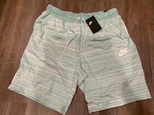 New NIKE NSW AV15 SHORT KNIT 885925-103 MINT GREEN Men's Sz XL - Picture 1 of 9