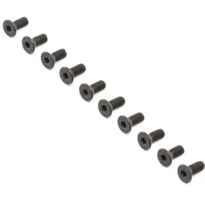 NEW Losi Flat Head Screws Steel BLK Oxide M4x10mm 10 Baja Rey FREE US SHIP - Picture 1 of 1