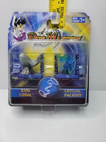 Duel Master King Coral & Crystal Paladin - Hasbro Figure Set NEW - 2003 Cover
