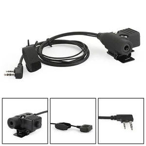 1x Walkie Talkie PTT Push-To-Talk for Kenwood TK3200 TK2160 BaoFeng BF-888S S8 - Zdjęcie 1 z 8