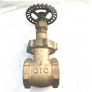 OIC 7280 BRASS VALVE 2" 400 OWG,  200 WSP - Picture 1 of 5