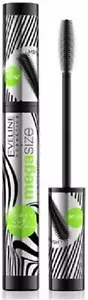 Eveline Mega Size Lashes Mascara Super Curl Black - Lash Curler Brush 10ml - Picture 1 of 2