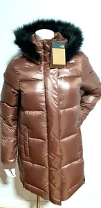 NEW THE NORTH FACE WOMEN'S TORREYS LONG DOWN PARKA IN MARRON PURPLE SIZE S - Picture 1 of 4
