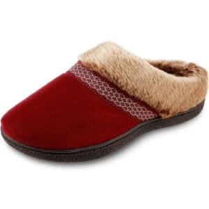 Isotoner Women's Chili Pepper Hoodback Slipper Memory Foam XL (9.5-10) - Picture 1 of 2
