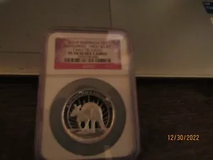 2011 P $1 Australia Kangaroo High Relief Silver NGC PF70 ER - Picture 1 of 2