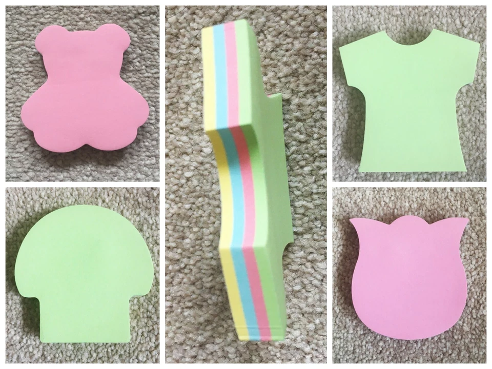Assorted Post It Sticky Notes Removable Bookmark Memo Good Quality Cute Notepad - Image 1 of 1