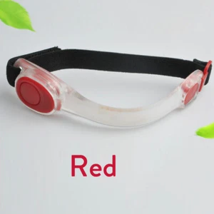 Flashing Safety LED Light Belt Strap Arm Band Armband For Night Running RG0772 - Picture 1 of 19