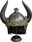 Barbarian Helmet Wearable Heavy 18-Guage Metal Horsehair Trim Display Stand