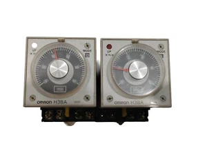 LOT OF 2 PIS OMRON H3BA 24VDC 5A 250VDC TIMER MADE IN JAPAN - Picture 1 of 9