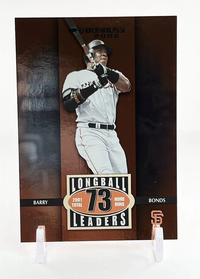 2002 Donruss Barry Bonds #LL-1 Longball Leaders 926/1000 San Francisco Giants - Image 1 of 2