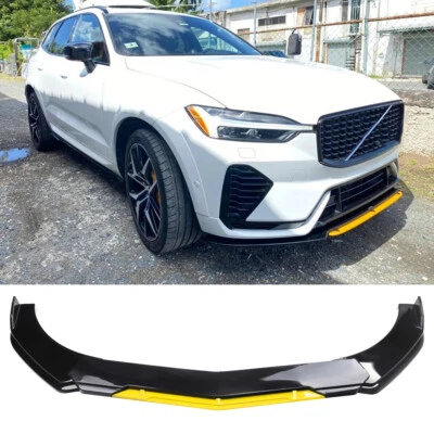 For Volvo C70 Glossy Yellow Front Bumper Splitter Spoiler Lip Body Kit Protector Foto 1 de 4
