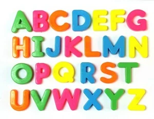 New Alphabetic Fridge Magnets Kids Play Fridge Magnet 26 Alphabets Fridge Magnet - Picture 1 of 2