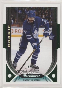 2020-21 Parkhurst Rookies Emerald Ice Achievement /5 Timothy Liljegren Rookie RC
