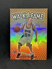 2000-01 Topps Stars Walk of Fame Jason Williams #WF14