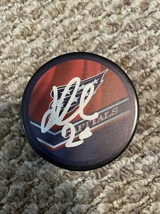 Lars Eller Washington Capitals Autographed Signed Hockey Logo Puck - Picture 1 of 1