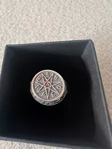 Nosferatu Sigil Ring - Size 12 - 925 Silver - NEW - Picture 1 of 5