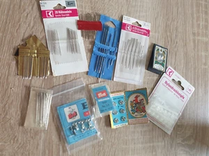 Nähen, Nähzubehör , Nähnadeln, Stick & Stopfnadeln, Haken, Druckknöpfe - Bild 1 von 2