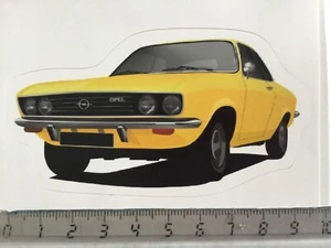 Sticker / Aufkleber, Opel Manta A, gelb - Picture 1 of 1