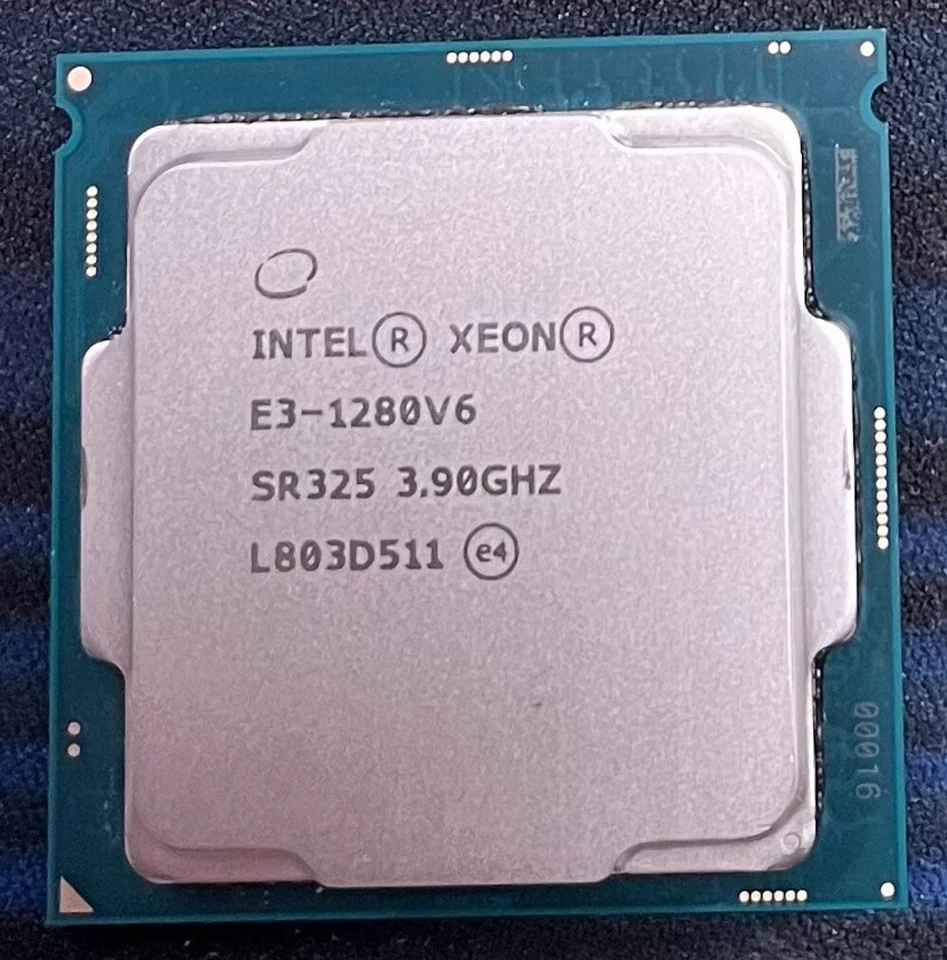 Intel Xeon E3-1280 V6 4-core 8-thread 8MB 72W 3.90GHz LGA1151 CPU processor - Image 1 of 1