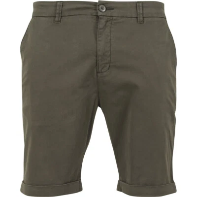 Urban Classics Stretch Bocamanga Pantalones Cortos Chino Verano Negocios de Ocio - Imagen 1 de 4