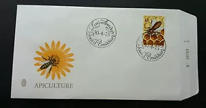 *FREE SHIP Luxembourg Honeybee 1973 Honey Bee Insect Flower Flora Fauna (FDC) - Picture 1 of 5