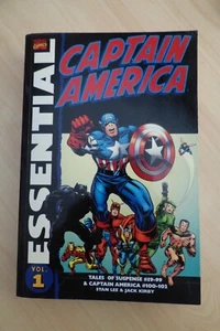 ESSENTIAL CAPITÁN AMÉRICA VOL. 1 Primera impresión Marvel 2008 edición directa - Imagen 1 de 10