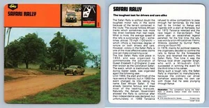 Safari Rally - Rallies - Edito Service #19-20 Auto Rally Card - Picture 1 of 1