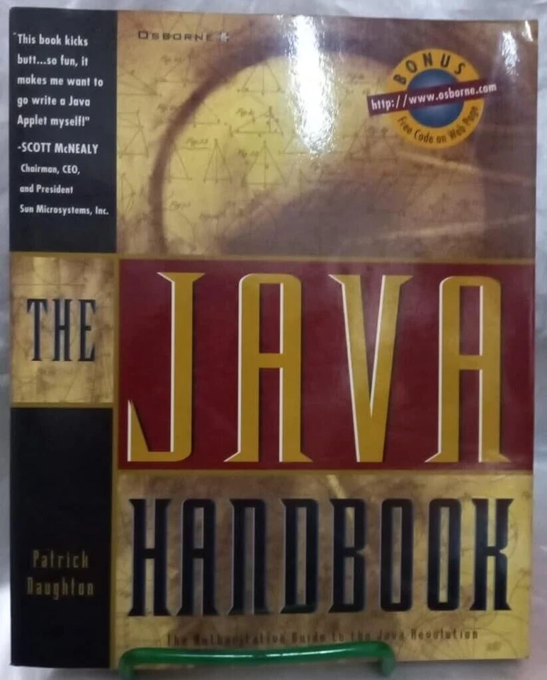 USED The Java Handbook Osborne Mcgraw-Hill 1996 Soft Copy Patrick Naughton - Image 1 of 1