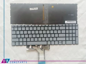 New For HP 15-FD 15-FC 15-FD0000 15-FD1000 15-FC0000 US Backlit Keyboard Gray - Afbeelding 1 van 4