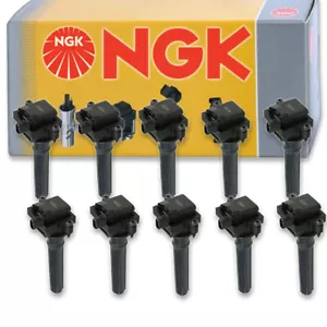 10 pc NGK 48964 U5079 Ignition Coils for UF199T UF199 UF-199 IC232SB IC232 lb - Picture 1 of 5