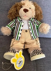 Süßer brauner Build-a-Bear Hund inkl. 4-teiligem Outfit, Schuhen und Tatzen-Pass - Bild 1 von 11
