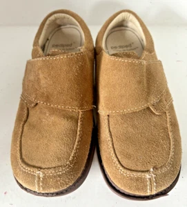 PEDIPED FLEX Brown Suede Hook Loop Strap Loafer Shoes EU 28 US 11 - 11.5 Boys - Picture 1 of 8