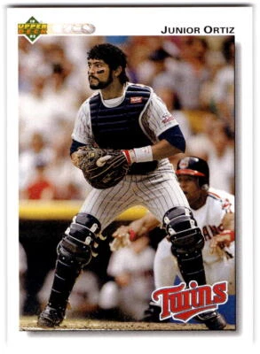 Junior Ortiz 1992 Upper Deck #109 Minnesota Twins - Image 1 of 2