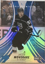 2022-23 Upper Deck Trilogy  Rookie Premieres Blue LVL 1 Jacob Moverare /199 Rare
