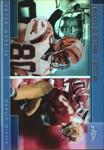 2001 Topps Chrome Combos #TC10 Peter Warrick/Snoop Minnis